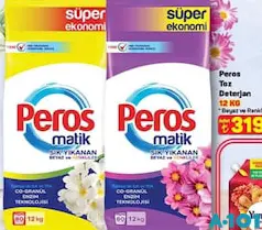 PEROS TOZ DETERJAN 12 KG PEROS TOZ DETERJAN 12 KG